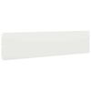 vidaXL Plenkanter 10 stk hvit 25x103 cm kaldvalset st&aring;l