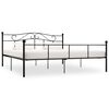 vidaXL Sengeramme svart metall 180x200 cm