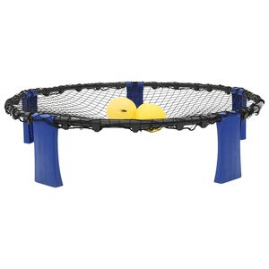 vidaXL Roundnettsett med 3 baller og ekstra pumpe &Oslash;90x20 cm