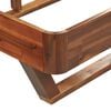 vidaXL Sengeramme heltre akasie 180x200 cm