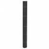 vidaXL Kontrollmatte for ugress svart 1x25 m PP