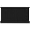 vidaXL Lagringsboks Svart eik 70 x 40 x 28 cm Konstruert tre