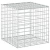 vidaXL Gabion med 3,5 mm tr&aring;d og 5x10 cm mesh 50x50x50 cm