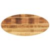 vidaXL Bordplate 90x40x2,5 cm oval heltre mango