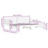 vidaXL Uttrekkbar dagseng 90x200 cm heltre furu