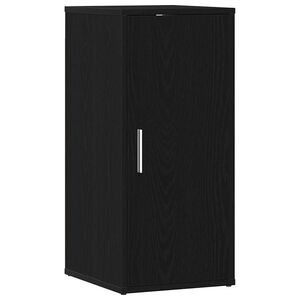 vidaXL Skoskap svart eik 32x35x70 cm konstruert tre