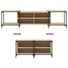 vidaXL TV-benk sonoma eik 203x37x50 cm konstruert tre