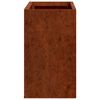 vidaXL Vegghengte plantekasser 2 stk rust 53x10x17 cm cortenst&aring;l