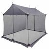 vidaXL Camping tarp med nettingvegger Gr&aring; og Oransje