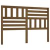 vidaXL Sengegavl honningbrun 141x4x100 cm heltre furu
