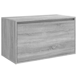 vidaXL Gangbenk 80x40x45 cm gr&aring; sonoma konstruert tre