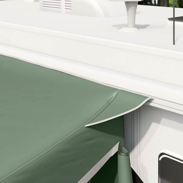 vidaXL Bakluketelt med tak gr&oslash;nn 285 x 255 x 245 cm taft