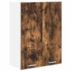 vidaXL Hengende skap R&oslash;kt eik 60 x 31 x 80 cm Konstruert tre