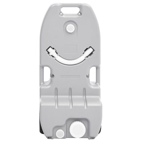 vidaXL Vanntank med hjul for camping 25 L gr&aring;