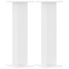 vidaXL H&oslash;yttalerstativ 2 stk hvit 30x30x95 cm konstruert tre