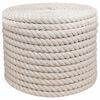 vidaXL Jute tau 24 mm Hvit 100% Tossa jute
