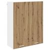 vidaXL Hengende skap Artisan Eik 80 x 31 x 100 cm Konstruert tre