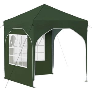 vidaXL Pop-up Festtelt 192 x 192 x 245 cm Gr&oslash;nn