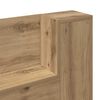vidaXL Hodegavl Artisan Eik 100 x 15 x 103,5 cm Konstruert tre