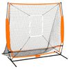 vidaXL Multisport treningsnett for baseball 174x76x158,5 cm svart