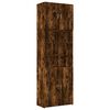 vidaXL Highboard r&oslash;kt eik 80x42,5x249 cm konstruert tre