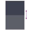 vidaXL Rullegardin lystette 145x230 cm stoff bredde 141,6 cm polyester