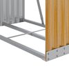 vidaXL Vedholder treutseende 80x45x120 cm galvanisert st&aring;l