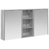 vidaXL Baderomsskapsett 3 stk. 116 x 16 x 62,5 cm Konstruert tre