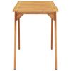 vidaXL Utendørs spisebord 110x56x75 cm heltre akasie