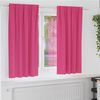 vidaXL M&oslash;rkleggende Gardiner med Ringer 2 pcs Lys Rosa 175 x 140 cm