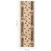 vidaXL Gulvteppe BCF beige 80x250 cm