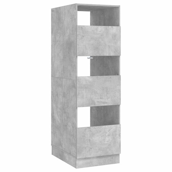 vidaXL Vaskeromskap med lagring Betong 50 x 68 x 162 cm Konstruert tre