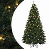 vidaXL Kunstig sammensatt juletre 270 cm 600 LED-lys Varmhvit PVC