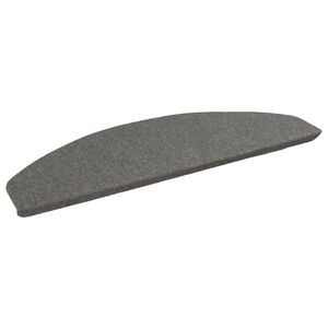 vidaXL Selvlimende trappematter 15 pcs Gr&aring; 80 x 28 x 3,5 cm