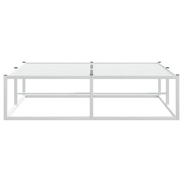 vidaXL Sengeramme uten madrass hvit 120x200 cm