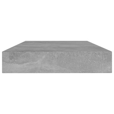 vidaXL Hylleplater 4 stk betonggrå 80x10x1,5 cm sponplate