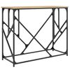 vidaXL Konsollbord sonoma eik 100x40x80 cm konstruert tre