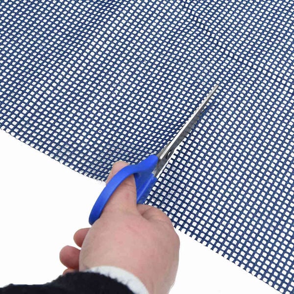 vidaXL Teppe til telt Bl&aring; 400 &times; 350 cm Polyester