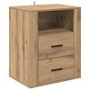 vidaXL Nattbordskap Artisan Eik 35 x 50 x 60 cm Konstruert tre