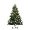 vidaXL Kunstig Hengt Julegran med 150 LED-lys gr&oslash;nn 150 cm PVC og PE