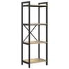 vidaXL Bokhylle 40 x 30 x 119 cm Konstruert tre Sonoma eik