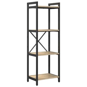 vidaXL Bokhylle 40 x 30 x 119 cm Konstruert tre Sonoma eik