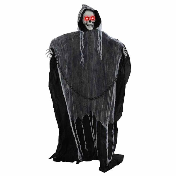 vidaXL Halloween Grim Reaper Svart 60 x 60 x 155 cm Polyester