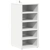 vidaXL Skoskap hvit 31,5x35x70 cm konstruert tre