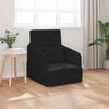 vidaXL Sammenleggbar Sofa seng Svart 65 x 80 x 83 cm Fl&oslash;yel