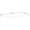 vidaXL Skrivebordsplate med kurve 140x50x2,5 cm heltre grovt mangotre