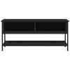 vidaXL TV-benk svart 100x35x45 cm konstruert tre