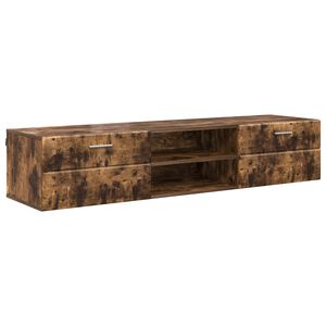 vidaXL Tre skap 150 x 39 x 30 cm R&oslash;kt eik Konstruert tre