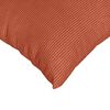 vidaXL Sofaputer 2 pcs Rød oransje 60 x 60 cm Corduroy stoff