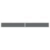 vidaXL Uttrekkbar sidemarkise antrasitt 117x1200 cm